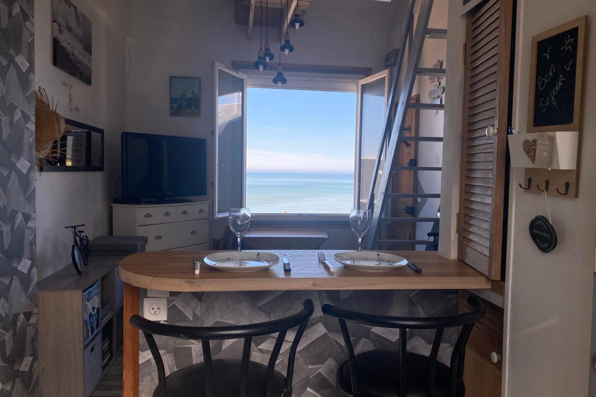 Rêves Salés avec vue mer imprenable Apartamento Ault Exterior foto